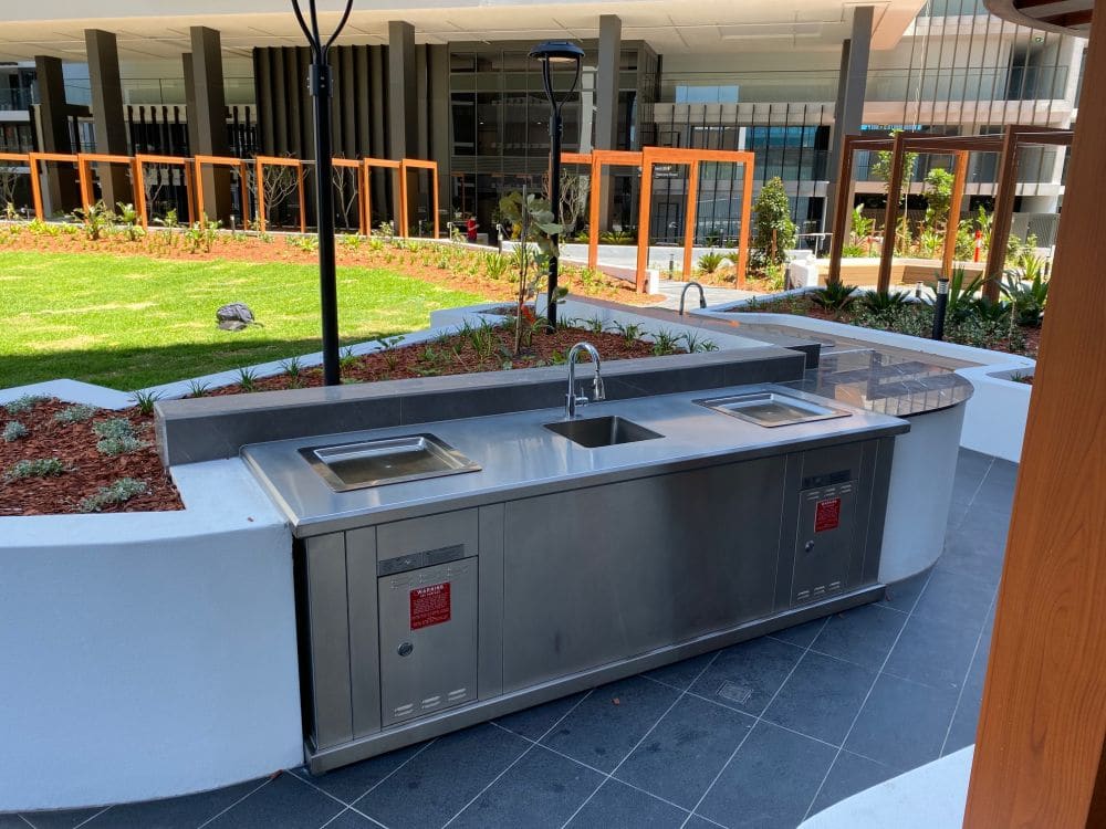 Greenplate Built In BBQ with Sink - Macquarie Park