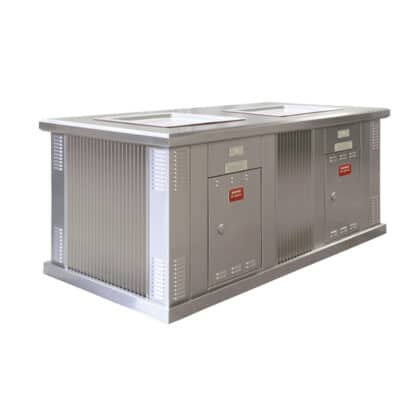 ECO-i Double Stainless Steel Cabinet with Eco Friendly BBQs