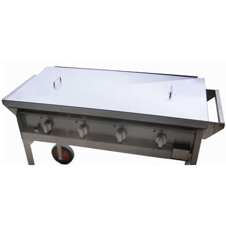 Optional Powder-Coated or Stainless Steel Lid in for Hercules Hotplate BBQ