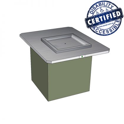 Park Pro Single Accessible BBQ Cabinet - Wheelchair Friendly